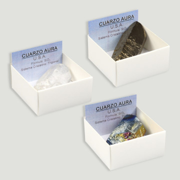 Boîte 4x4 - Quartz Aura Irisé - États-Unis