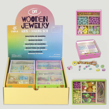 WOODEN JEWELRY.  Ensemble de montage de collier.