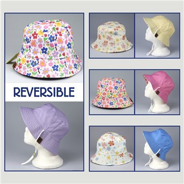 Gorro bucket Infantil. 02. Flores. Surtidos