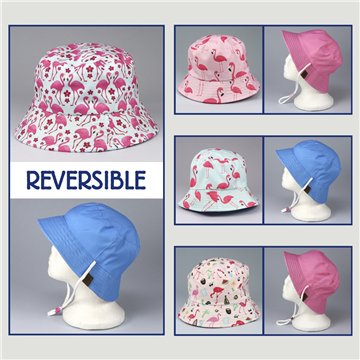 Gorro bucket Infantil. 07. Flamencos. Surtidos