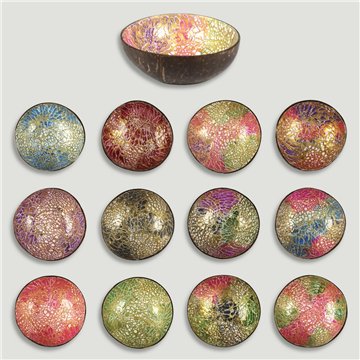 Bol Coco + nácar. Modelos surtidos. 13x5cm