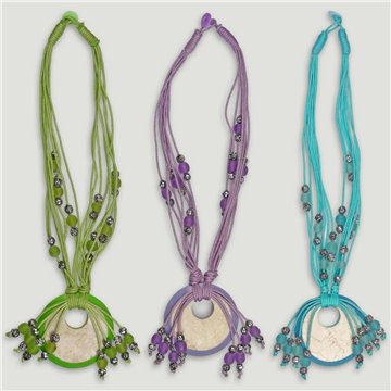 Colg calcita+bolitas red var colores