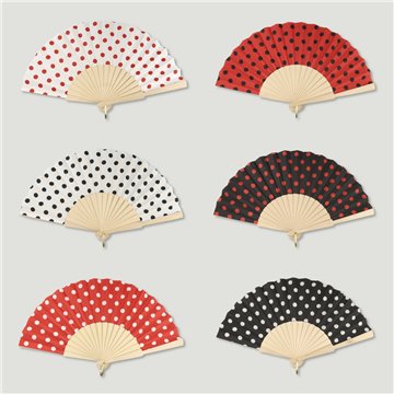 Leque de madeira. 15. Modelo Poá. Surtidos