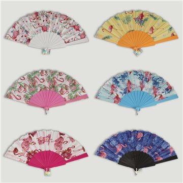 Abanico plástico. 61. Modelo Flamenco. Surtidos