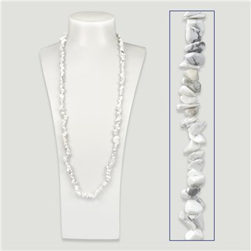 Crochet de remplacement 04 – Collier Chip 90cm. env. -Aventurine verte