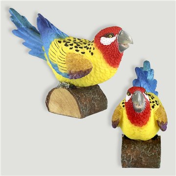 Papagaio resina 8cm