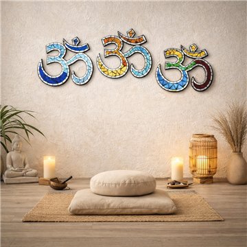 OM madera+mosaico 20x18cm col surtido