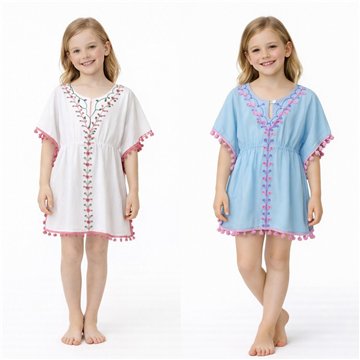 Poncho infantil rayon.