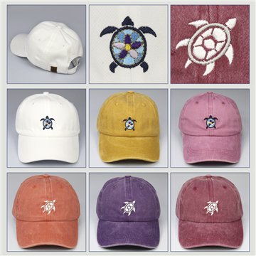 Gorra. 02. Algodón 100%. Tortugas. Surtidos