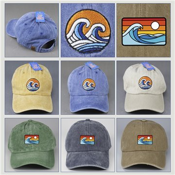 Gorra. 03. Algodón 100%. Olas. Surtidos