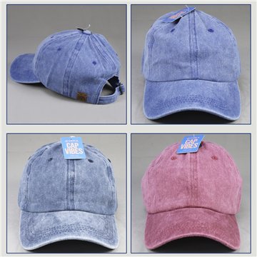 Gorra. 25. Algodón 100%. Azules y Rojo