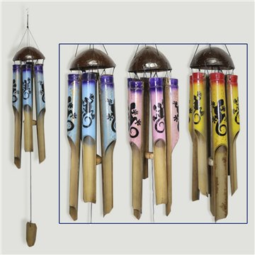 Movil bambú coco t40cm 50cm gecko colores surtidos