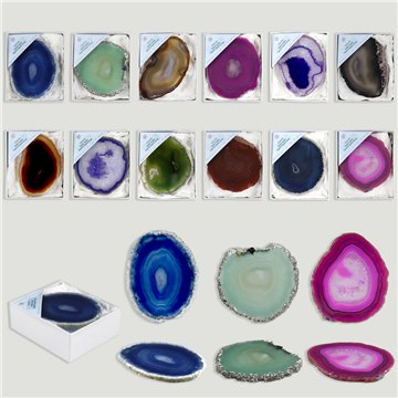 Ágata fina. Colores surtidos. 8x7cm aprox