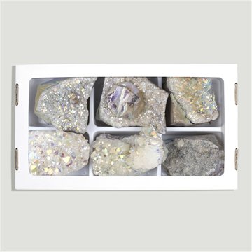 Drusa Amatista Aura Citrino. 6-7cm