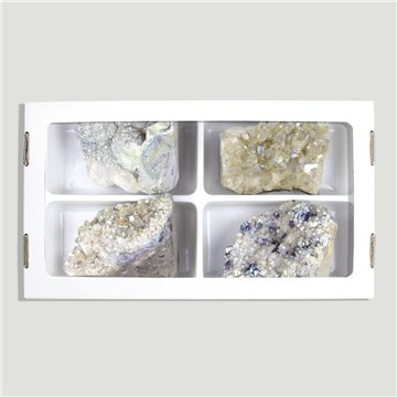 Drusa Amatista Aura Citrino. 7-9cm