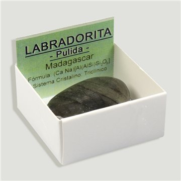 Cajita 4x4 - Rodado plano Labradorita - Madagascar