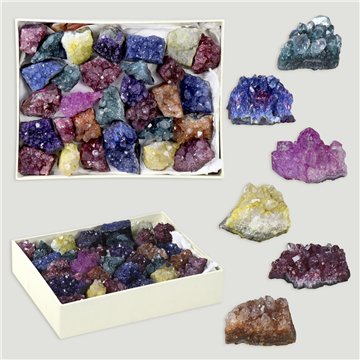 Caja Amatista Drusa Iris. 17x13cm