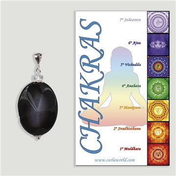 CHAKRA. Colgante Plata. 