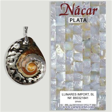 TURBO. Colgante Plata. 