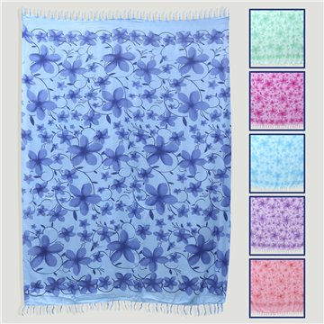 Rayon pareo. 41. Hawaiian flower. 110x165cm