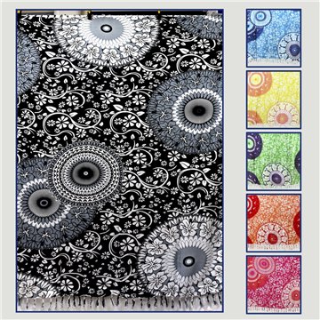 Pareo Rayón. 44. Mandalas. 110x165cm