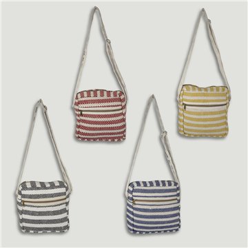 Bolso algodón 22x22cm colores surtidos