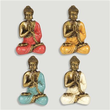 Pri�re de Bouddha res 9x14cm couleurs assorties