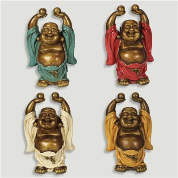 R�sine de P�kin mains heureuses vers le haut 7x11 couleur assortie