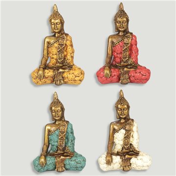 Thai res Bouddha 10x14cm couleurs assorties