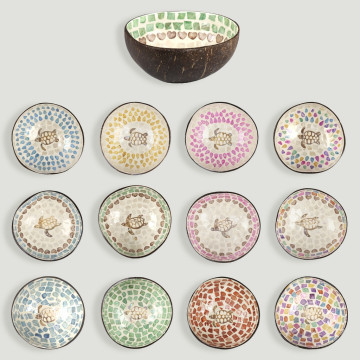 Bol Coco + nácar. Modelos surtidos. 13x5cm