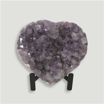 Corazón Drusa Amatista. Calidad A