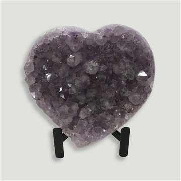 Corazón Drusa Amatista. Calidad A