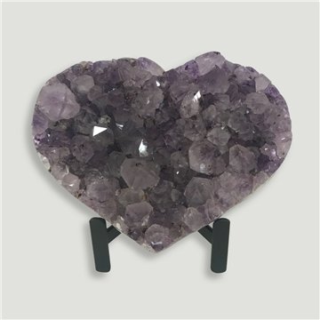 Corazón Drusa Amatista. Calidad A