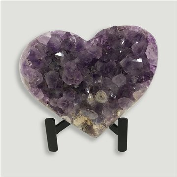 Corazón Drusa Amatista. Calidad A