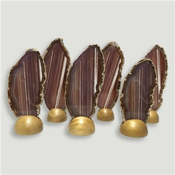 Fine Agate Natural Extra. Approx. 19x7cm