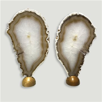 Fine Agate Natural Extra. Approx. 32.5x12cm