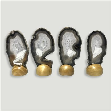 Ágata fina Natural Extra. 12x7cm aprox