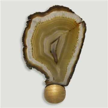 Fine Agate Natural Extra. Approx. 15x13cm