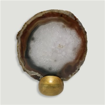 Fine Agate Natural Extra. Approx. 14x14cm