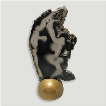 Ágata fina Natural Extra. 13x7cm. aprox