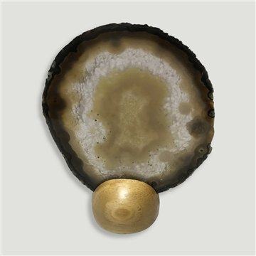 Ágata fina Natural Extra. 11x10cm. aprox