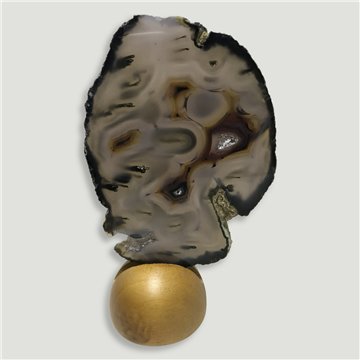 Ágata fina Natural Extra. 11x8,5cm. aprox