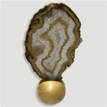 Ágata fina Natural Extra. 12x7cm. aprox