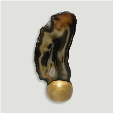 Ágata fina Natural Extra. 12x5cm. aprox