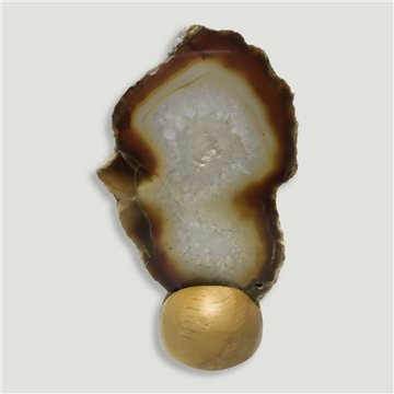 Ágata fina Natural Extra. 12x7cm. aprox