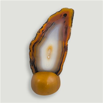 Ágata fina Natural Extra. 12x5,5cm. aprox