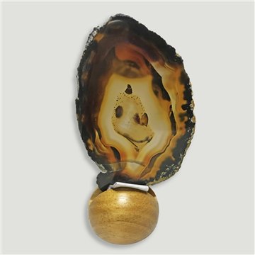 Ágata fina Natural Extra. 12x6,5cm. aprox