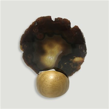 Ágata fina Natural Extra. 8,5x8cm. aprox