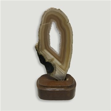 Ágata fina Natural Extra. 10x5cm. aprox