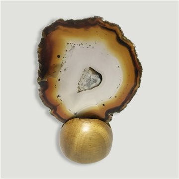 Ágata fina Natural Extra. 8,5x7,5cm. aprox